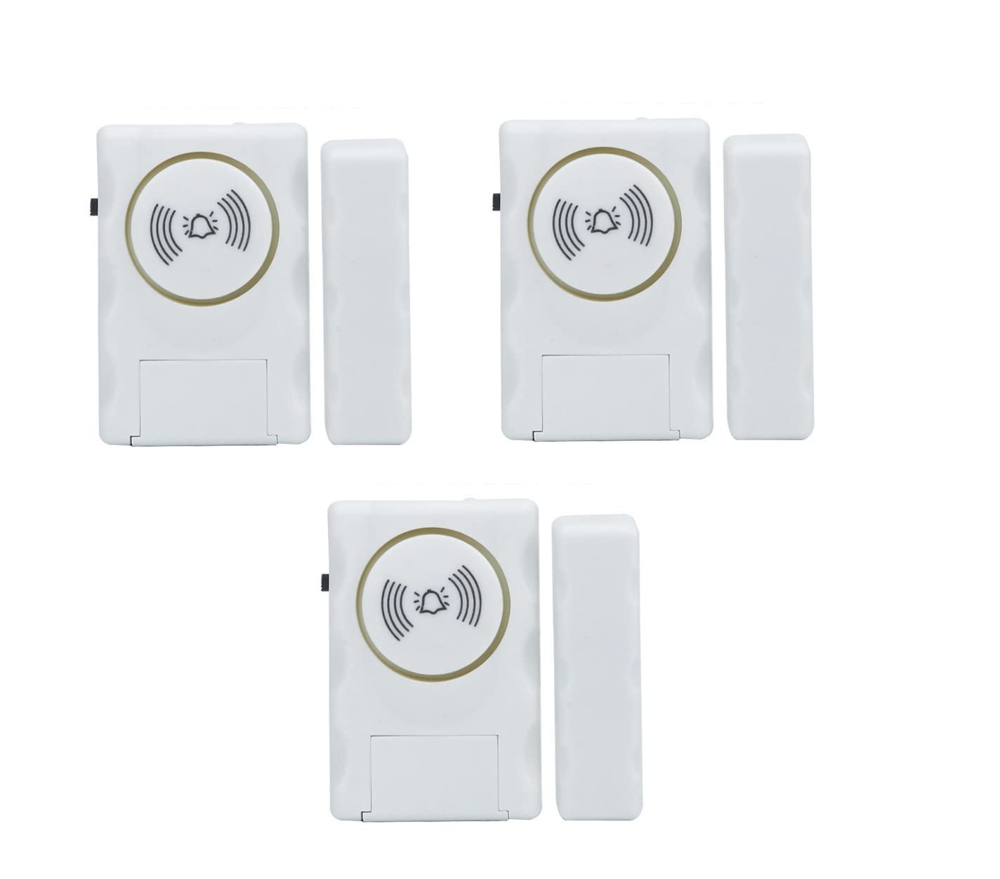 AUSHA® Wireless Entry Home Door Window Burglar Alarm-Safety Security Alarm  System Magnetic Sensor 105 Decibel High Alarm with Magnetic Sensor Anti Theft  System for Home Office Pack of 3 : Amazon.in: Home