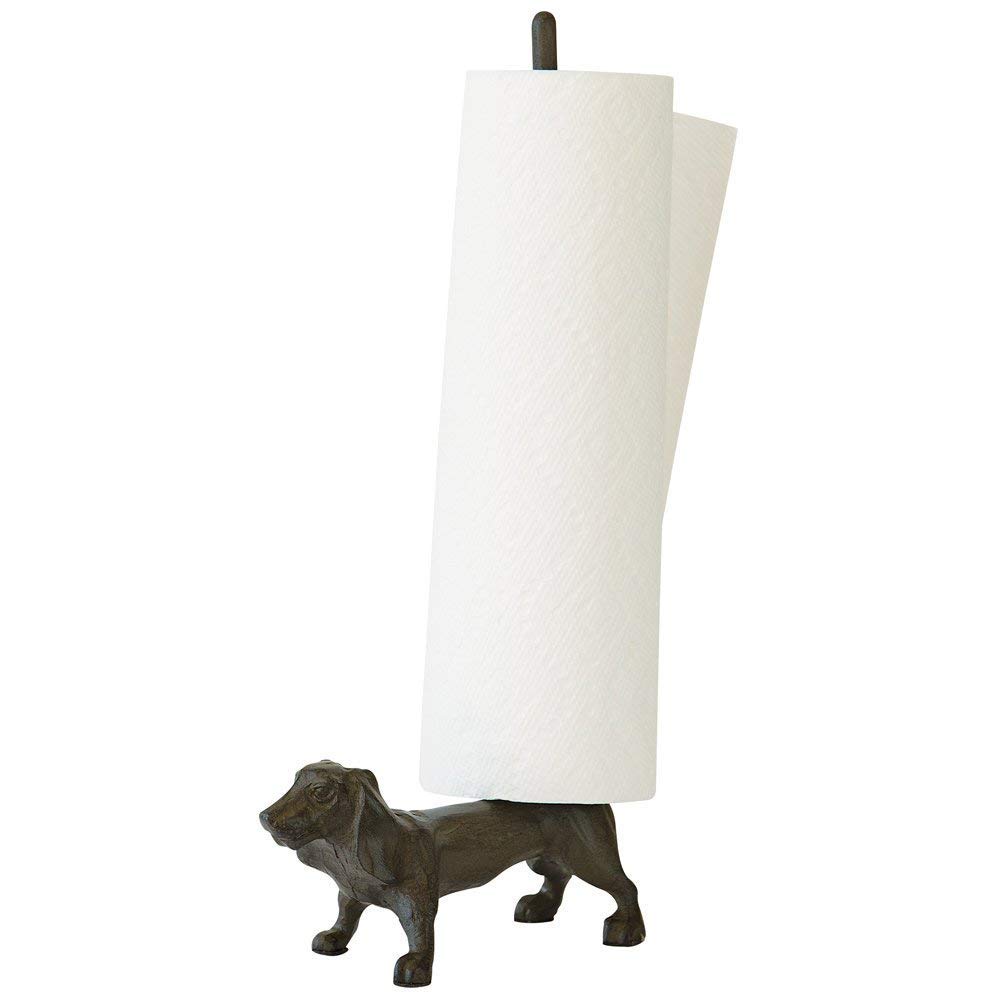Antiker Toilettenpapierhalter Aus Gusseisen – Tierdesign Als Deko Für Bad & Küche | Haltbar & Rostfrei | In Hund, Giraffe & Strauß