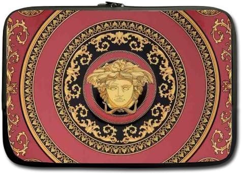 deardaling Versace Medusa Custom Soft Laptop Sleeve Case Notebook Computer Bag Case Cover Without HandleInch 15.6inch(Twin Sides)