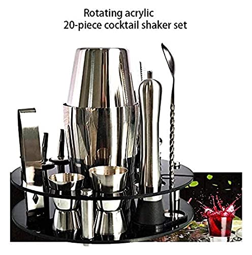 Set de Coctelera con Soporte y Accesorios de Acero Inoxidable miniatura 5