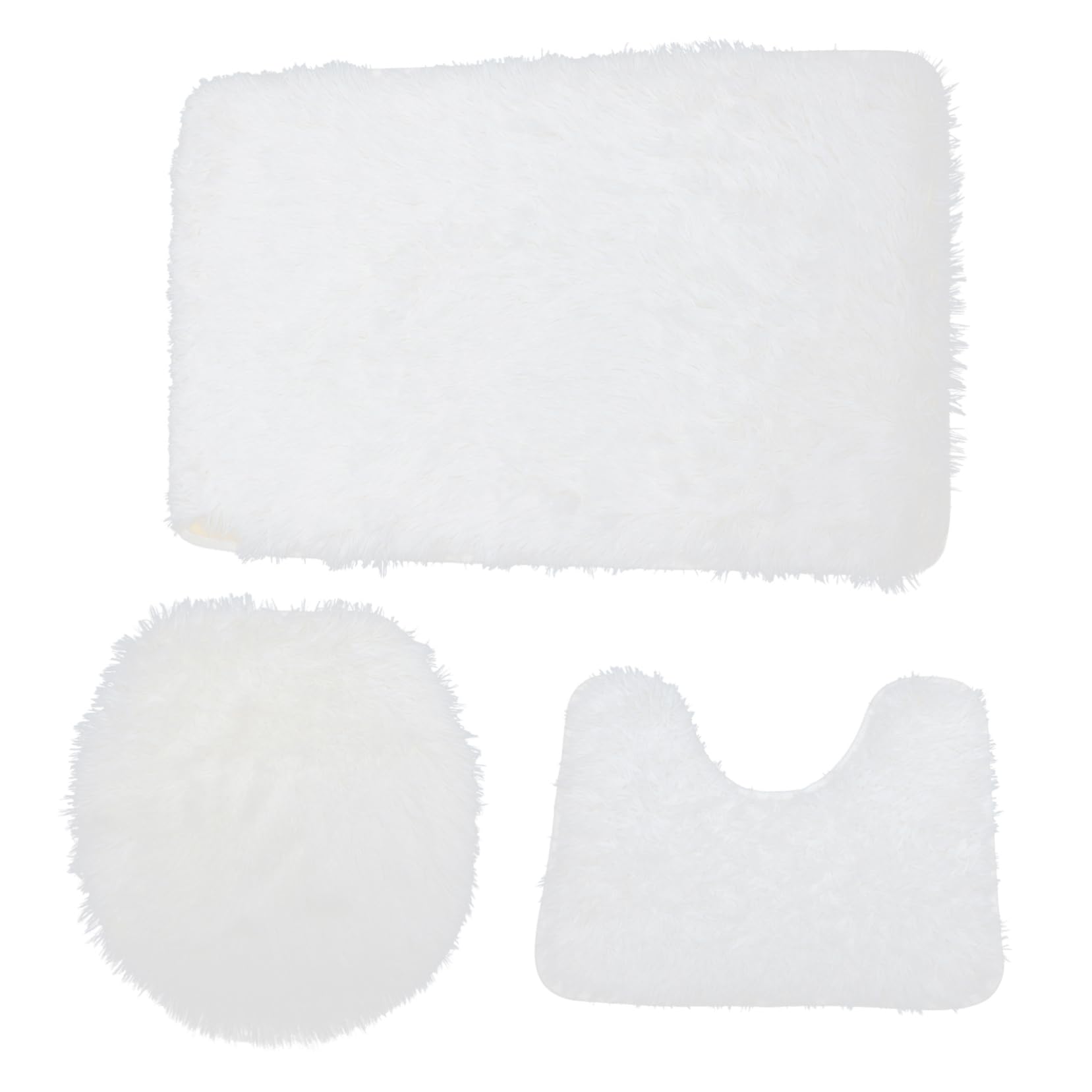 SOLUSTRE 1 Set Portable Toilet Lid Cover Non Slip Floor Mat and Lid Cushion Washable and Reusable for Toilets Lightweight Design for Easy Storage