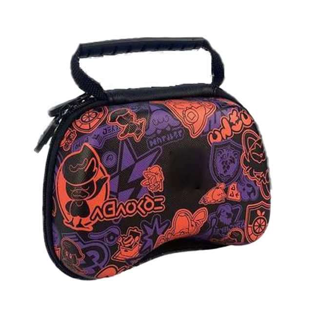 New World Universal Travel EVA Game Controller Carrying Case Gaming Accessory Box (for PS5 , Xbox One, Xbox, Xbox 360, PS3, PS4, - Red/Black