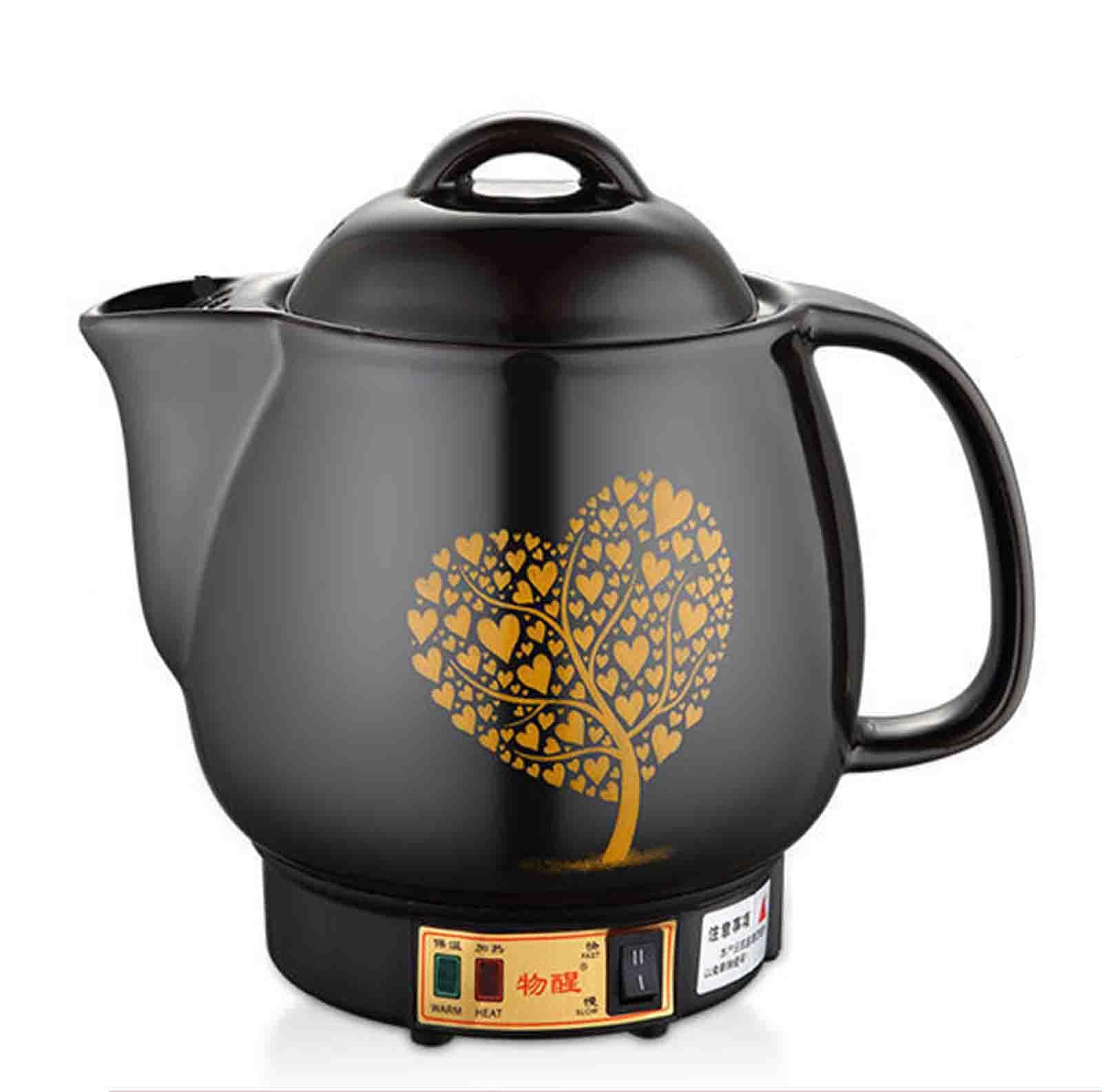 LNJZMDSS Electric Kettle 220V Automatic Electric Kettle Chinese Medicine Stewing Pot Insulated And Dry-Boil-Proof Frying Pan with Automatic Power-Off,002,3L