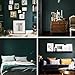 Livelynine Dark Green Wallpaper Stick and Peel Matte Emerald Green Contact Paper for Cabinets Walls Desk Waterproof Removable Self Adhesive Vinyl Wall Paper for Bathroom Bedroom Renters 15.8X78.8