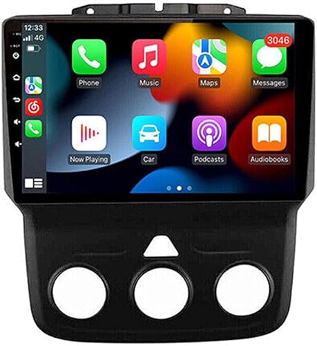 Para Dodge Ram Radio 2011-2017 1500 2500 3500 10.4 pulgadas estilo T con Apple CarPlay Andriod Auto GPS Navegación 2+32G