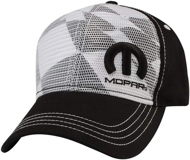 SRT Mopar Sublimation Print Cap, Black/White, Adjustable