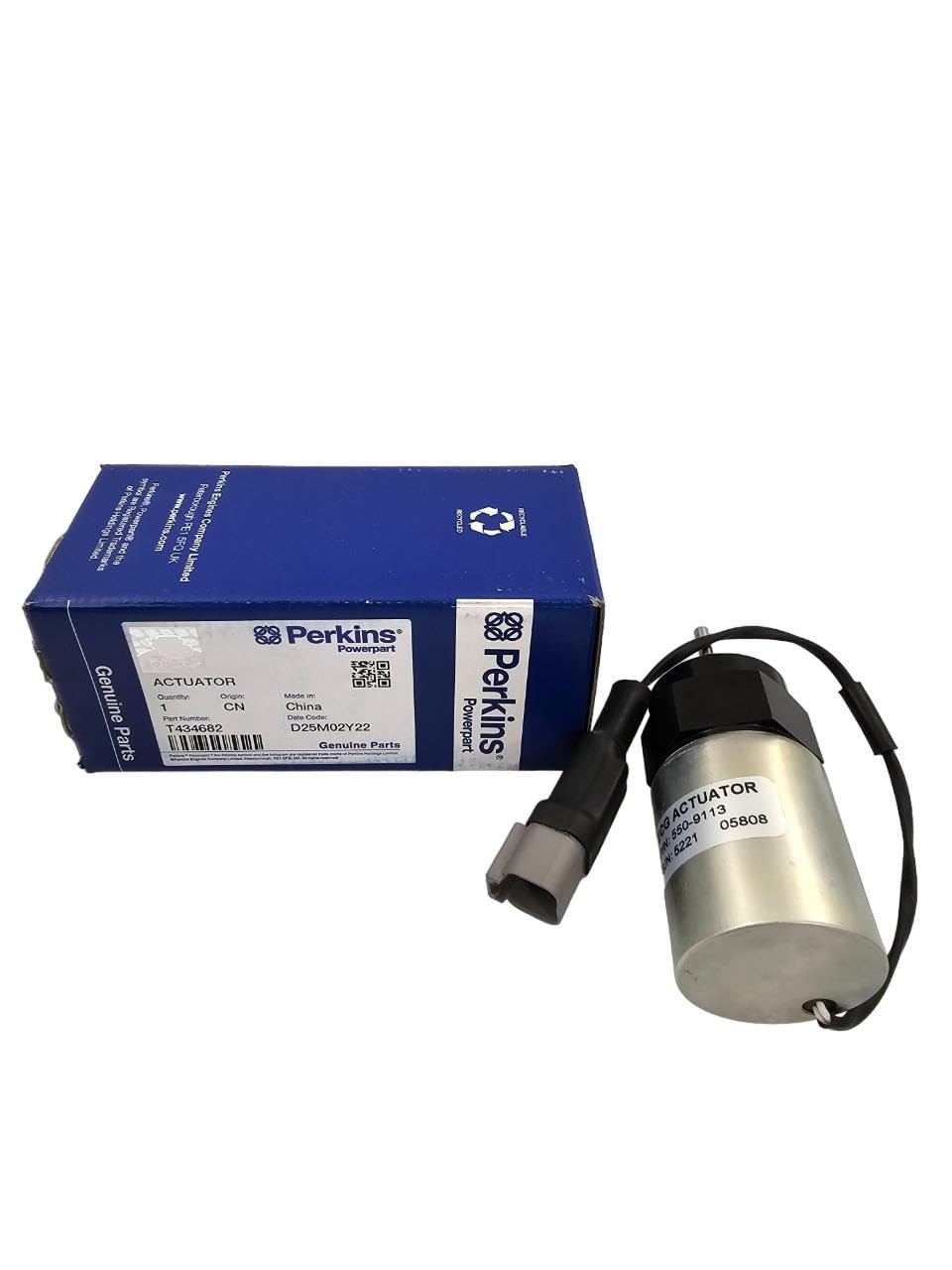 Amazon.com: Genuine Perkins T434682 Throttle Solenoid for 403 and 