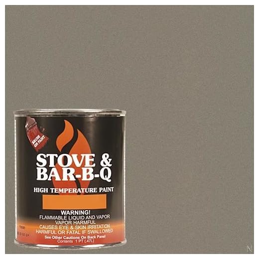 Stove Bright TI-8144 High Temperature Brush On Paint, 1200 Degree F Operating Temperature Range, 12 oz Aerosol, Metallic Brown