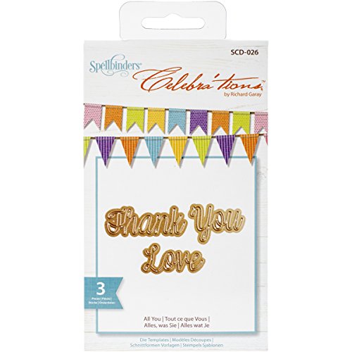 Spellbinders "All You" Dies, Set of 3, Brown