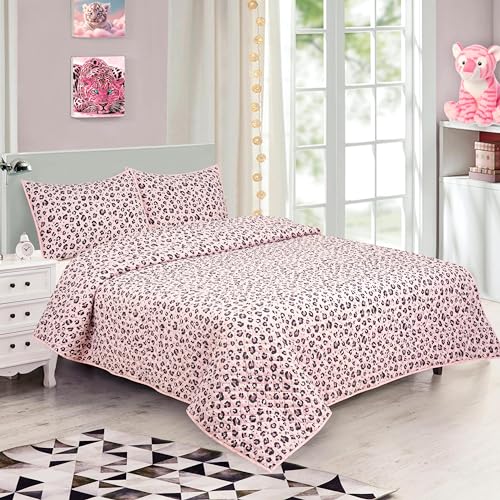 Kidz Mix Cheetah Girl Power Quilt Set Deal at Amazon: $23.99