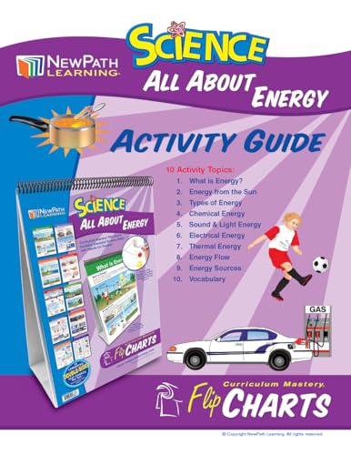 Image of NewPath All About Energy Flip Chart Set with Online Multimedia Lesson (34-3626)