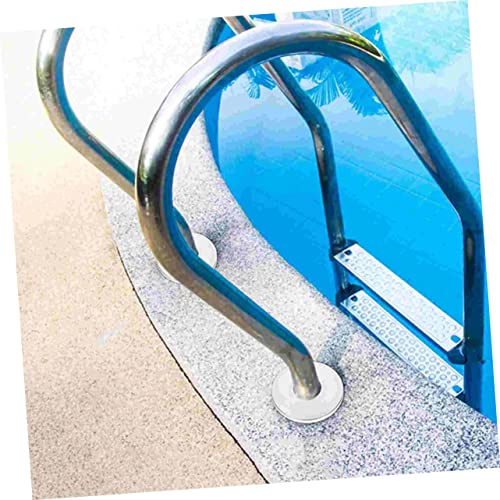 Escudos decorativos en acero inoxidable para escalera de piscina miniatura 5