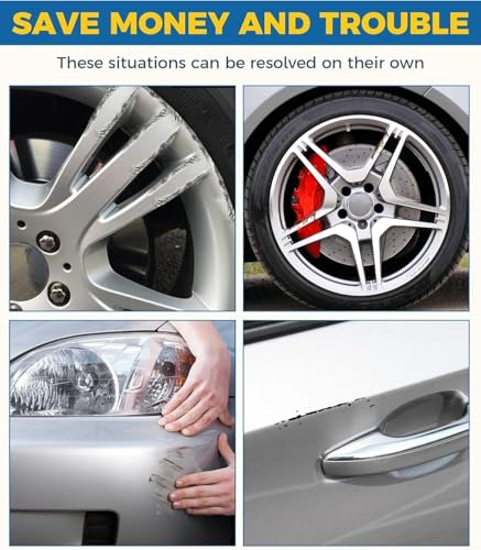 Image of Car Scratch Remover Touch Up Paint Pen Automotive Car Paint Pen -Car Paint Scratch Repair for Deep Scratches Special-Purpose Car Paint (solid silver)