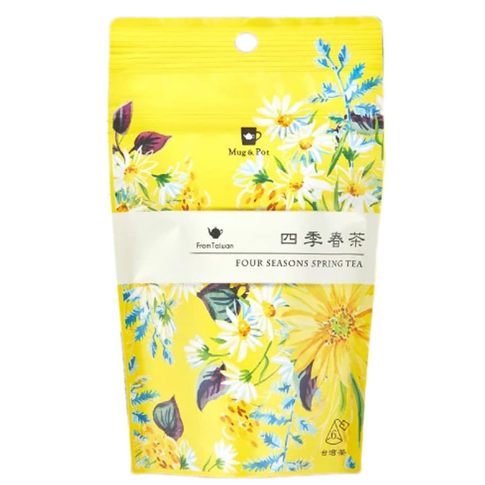 Mug&Pot 四季春茶 烏龍茶(中国茶 烏龍茶 台湾茶 リーフティーバッグ 2g×6P)