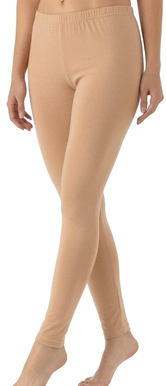Ankle Length Leggings Beige-image-18