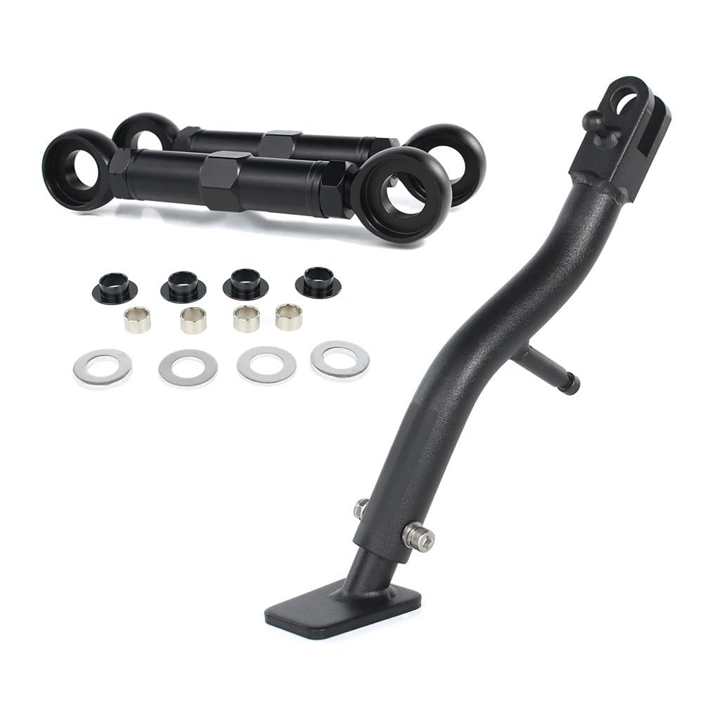 Béquille latérale réglable en hauteur et biellettes de suspension pour moto KLR 650 - 8