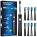 Produktbild Sonic Elektrische Zahnbürste Elektrische Schallzahnbürste - Schall Electric Toothbrush Mit 8 Ersatzbürsten, 5 Putzmodi, Timer, Aufladen 3 Stunden Hält 120 Tage