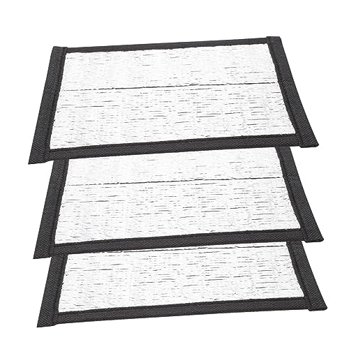 Parliky 3sets Heater Insulation Mat for Reptiles Pet Cooling Mat for Cats for Cold Days 3pcs*3