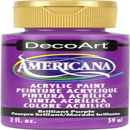 Image of DecoArt DA353-3 Brilliant Purple Americana Craft Paint, 2 oz
