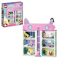 LEGO Gabby's Dollhouse Toy - 4-Floor Doll's House with Gabby, Pandy Paws, MerCat and Cakey Figures plus Accessories - Birthday Gift for 4+ Years Old Girls - 10788