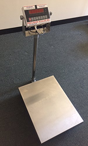 Báscula de banco digital Optima Scales 16x16 pulg 300 lb