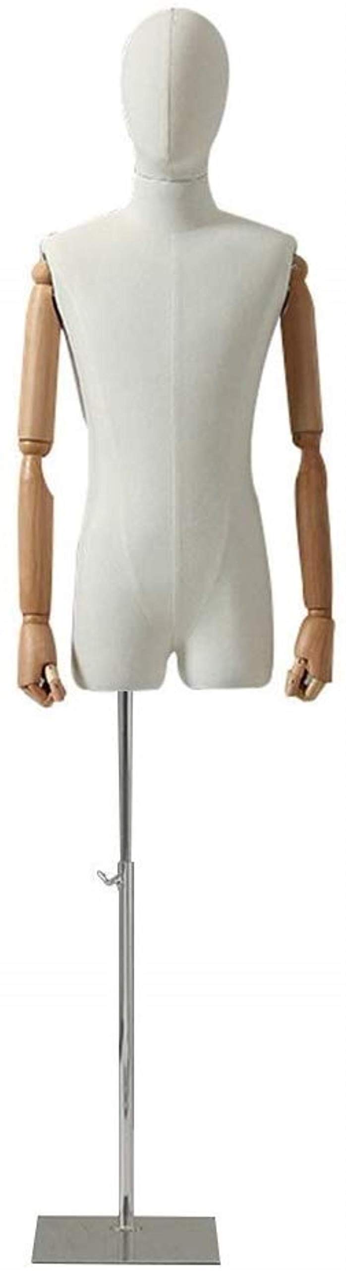 MAIES Mannequin de tailleur masculin Mannequin de tailleur décoratif Formes de Robe décorative Mannequin de tailleur (A)