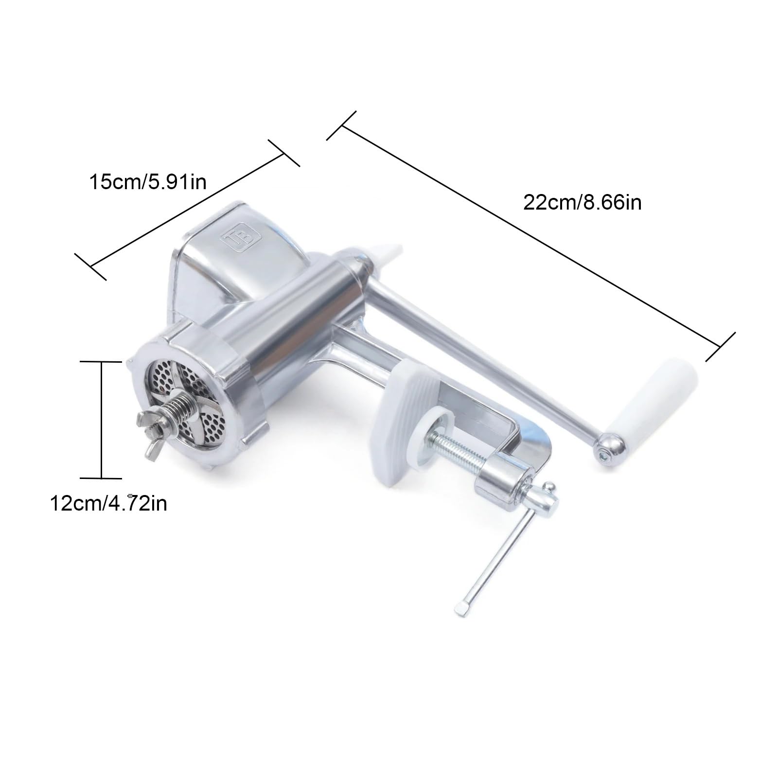Macchina per pellet per mangime per animali, granulatore per alimenti per animali domestici, in acciaio inox, portatile, con 5 piastre, per uso domestico e commerciale, facile da usare