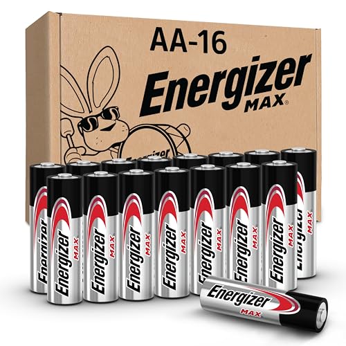 Energizer MAX AA Batteries (16 Pack), Double A Alkaline Batteries