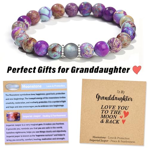 Bracelet for Granddaughter with Heart-shape Box2