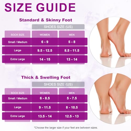 Image of SuzziPad Cold Socks & Hands Ice Pack for Chemo Must Haves, Purple, S /M | Removable Gel Packs, Adjustable Straps, Dual-Layer Gloves & Foot Ice Pack Wraps For Chemo, Arthritis & Neuropathy Relief