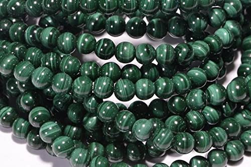 Perles de malachite 4mm naturelles pour réparer et créer des bijoux