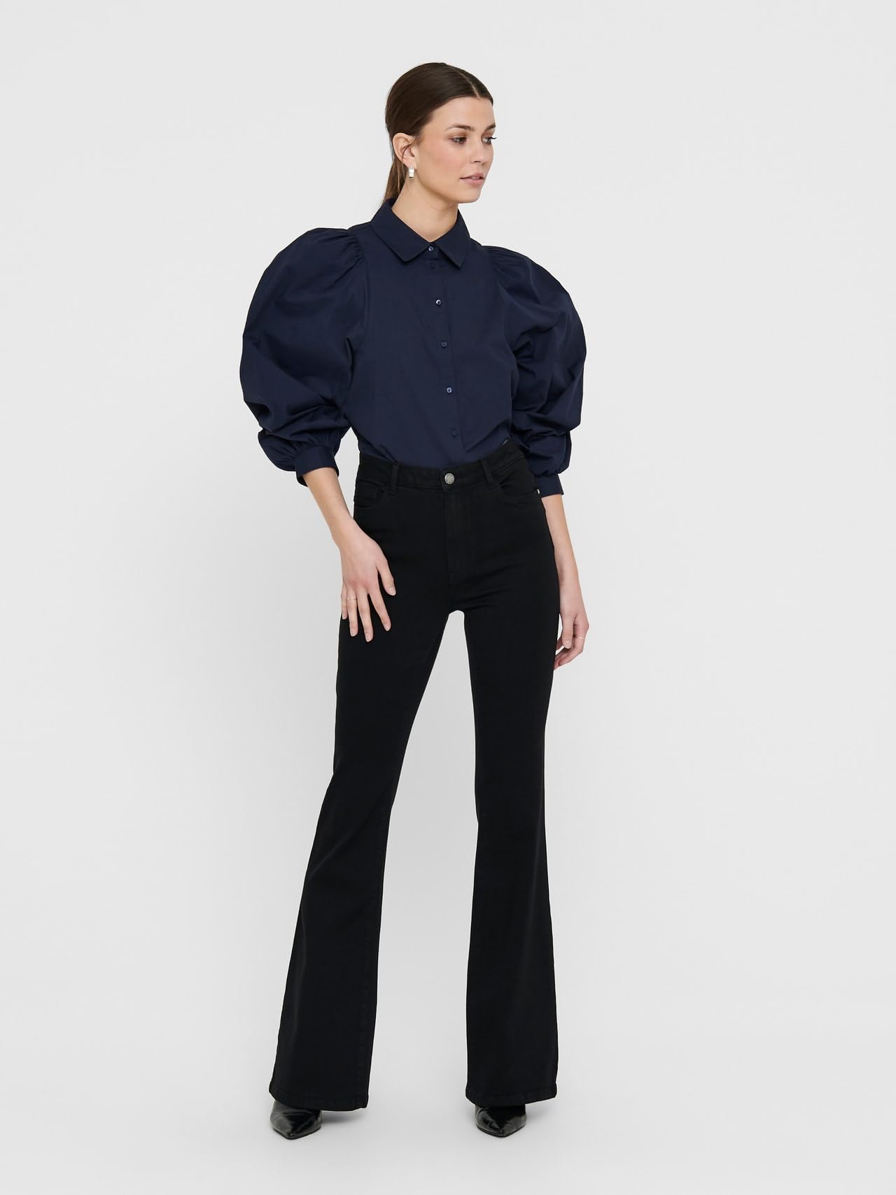 Only Onlhella Life Hw Retro Flared DNM Pj006 - Onlhella Life Hw Retro Flared DNM Pj006 - Smart Casual - Femme