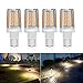 Kohree 2.5W LED Replacement Landscape Pathway Light Bulb 12V AC/DC Wedge Base T5 T10 for Malibu Paradise Moonrays and more (4 Pack, 3000K, Warm White/Soft White)