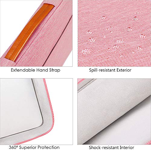 Lacdo 360° Protective Laptop Sleeve Case for 15 inch New MacBook Air M5/A3448 2026, M4 A3241 2025/M3 A3114/M2 A2941 2024-2023 - Image 4