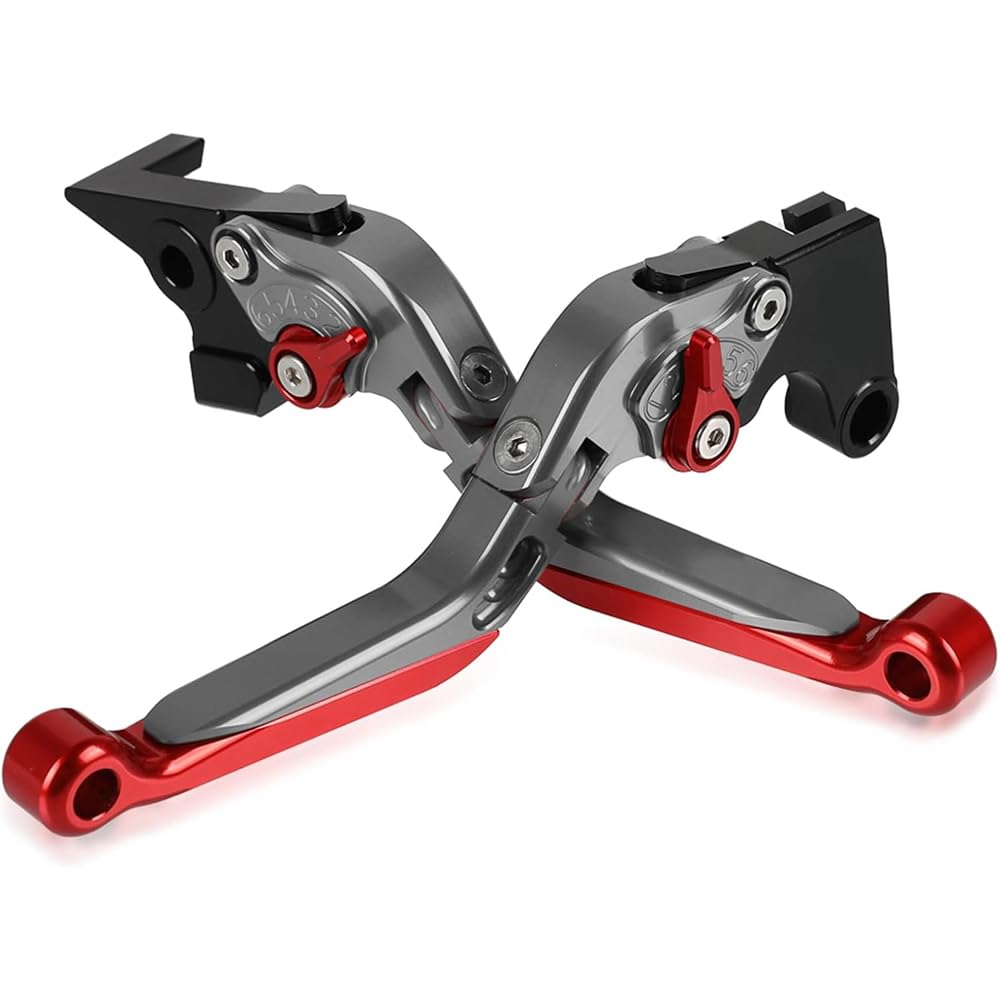 1 Paio Leve Freno Frizione Moto Pieghevole per Honda CB500 Hornet 500 2024-2025, Coppia Leve Freno e Frizione Moto Alluminio Regolabili Pieghevoli,Purple