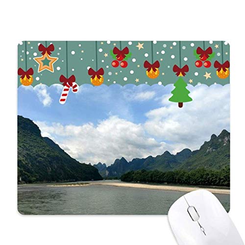 Tapis de souris grand confort tapis caoutchouc informatique photographie lacs