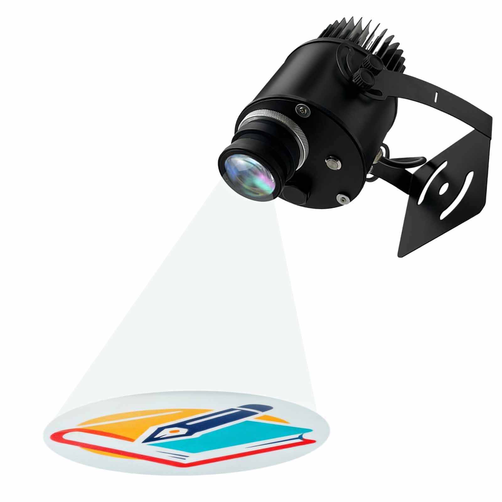 Darmowy niestandardowy projektor LED GOBO 65 W z logo Wodoodporny projektor IP65 Zewnętrzny reflektor reklamowy Spersonalizowane oświetlenie (kolor, 35 W)