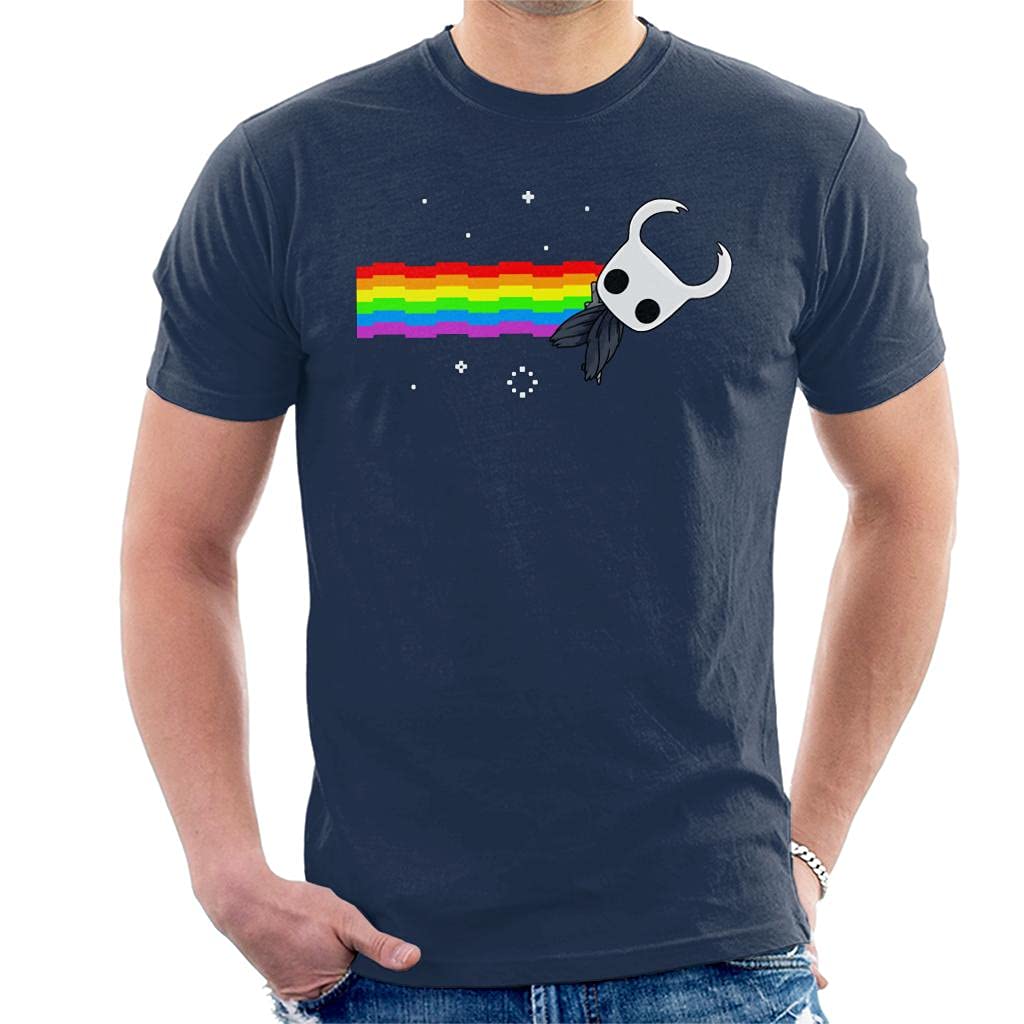 Hollow Knight Nyan Cat Men's T-Shirt Navy Blue