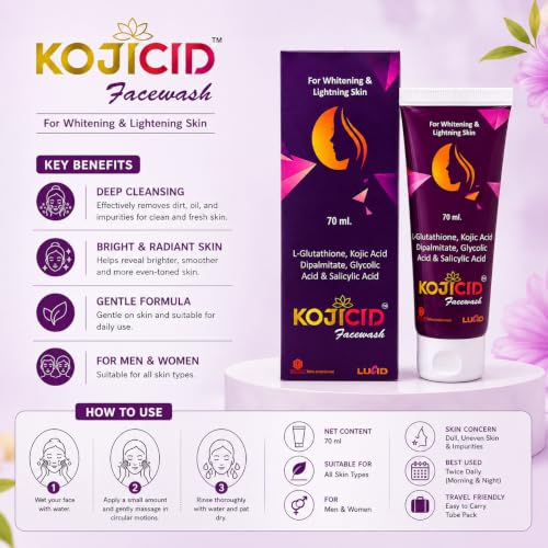 Image of Face Wash for Men & Women | Daily Facial Cleanser for Clear, Fresh & Radiant Looking Skin | Gentle Deep Cleansing Face Wash | Removes Dirt, Oil & Impurities 70 ml