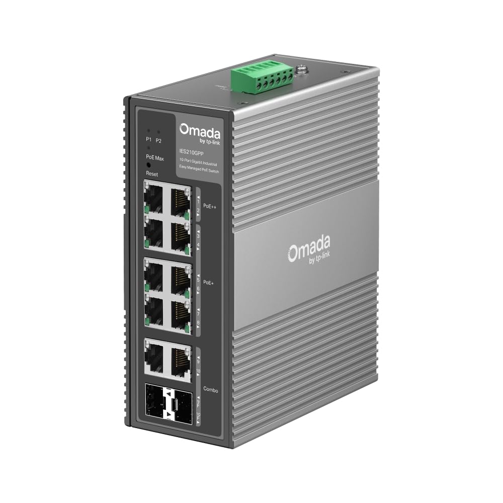 Amazon.com: TP-Link Omada 8 Port Gigabit Industrial PoE Switch