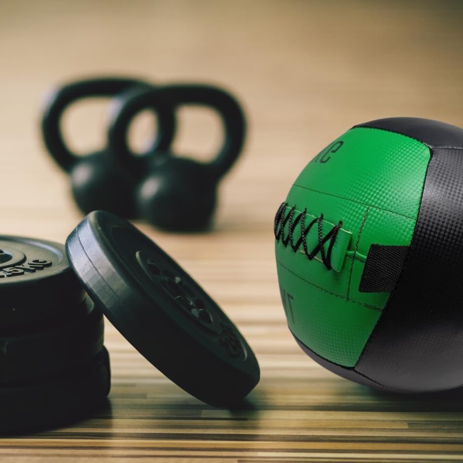 Palla medica fitness 7 Kg wall ball Multifunzione, Palla medica 7 kg in Ecopelle, Gym ball palle mediche crossfit