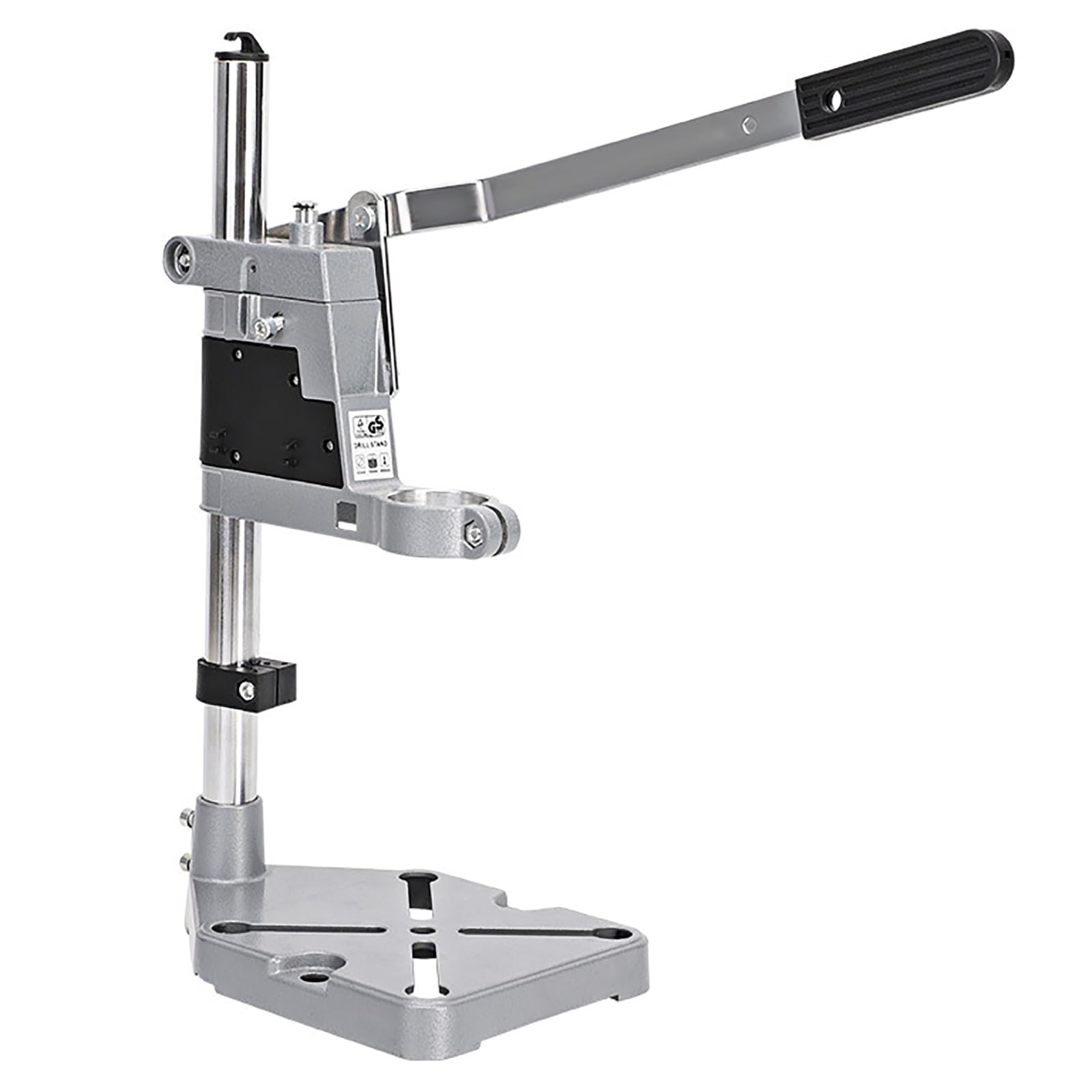 Stojak Do Wiertarki, Stojak Do Wiertarki Elektrycznej, Zakres Mocowania 38-42 Mm I Regulowana Wysokość, Maks. Głębokość Wiercenia 60 Mm, Stabilna Podstawa I Ergonomiczny Uchwyt, Trwałe