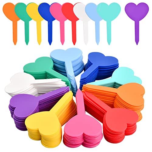 Vesaneae Marcadores para Jardín, Etiquetas de Plantas, Marcadores de Plástico, Marcadores de Jardín Reutilizable, Mark de Multicolor, Signo de Plantas, vegetales de la etiqueta, Macetas Accesorios