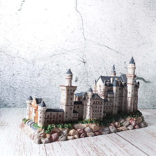 Castillo de Neuschwanstein modelo arquitectónico miniatura estatua 6
