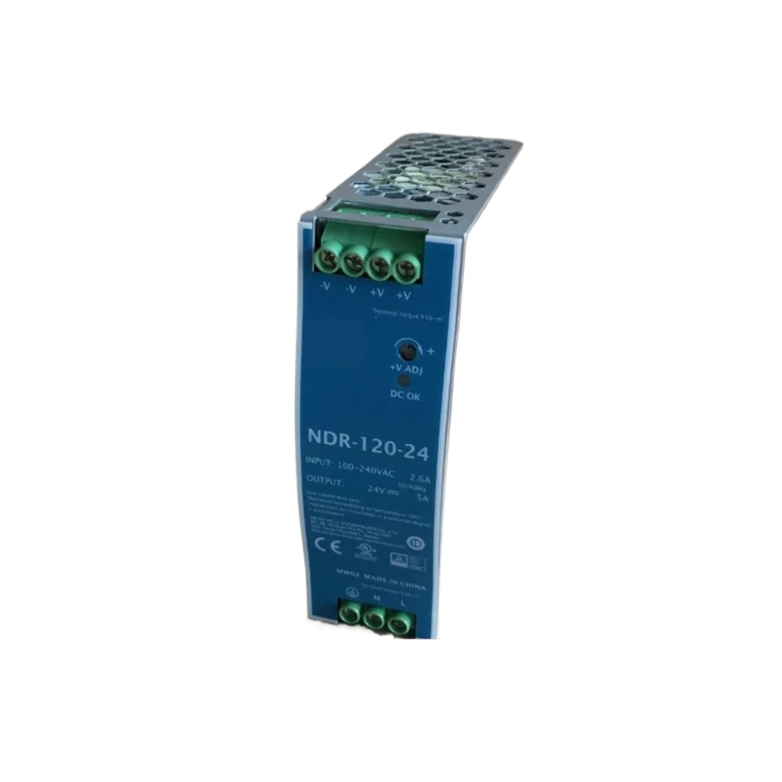 XDDQWSWA NDR-120-24 DC 24V 5A 120W Single Output Power Supply