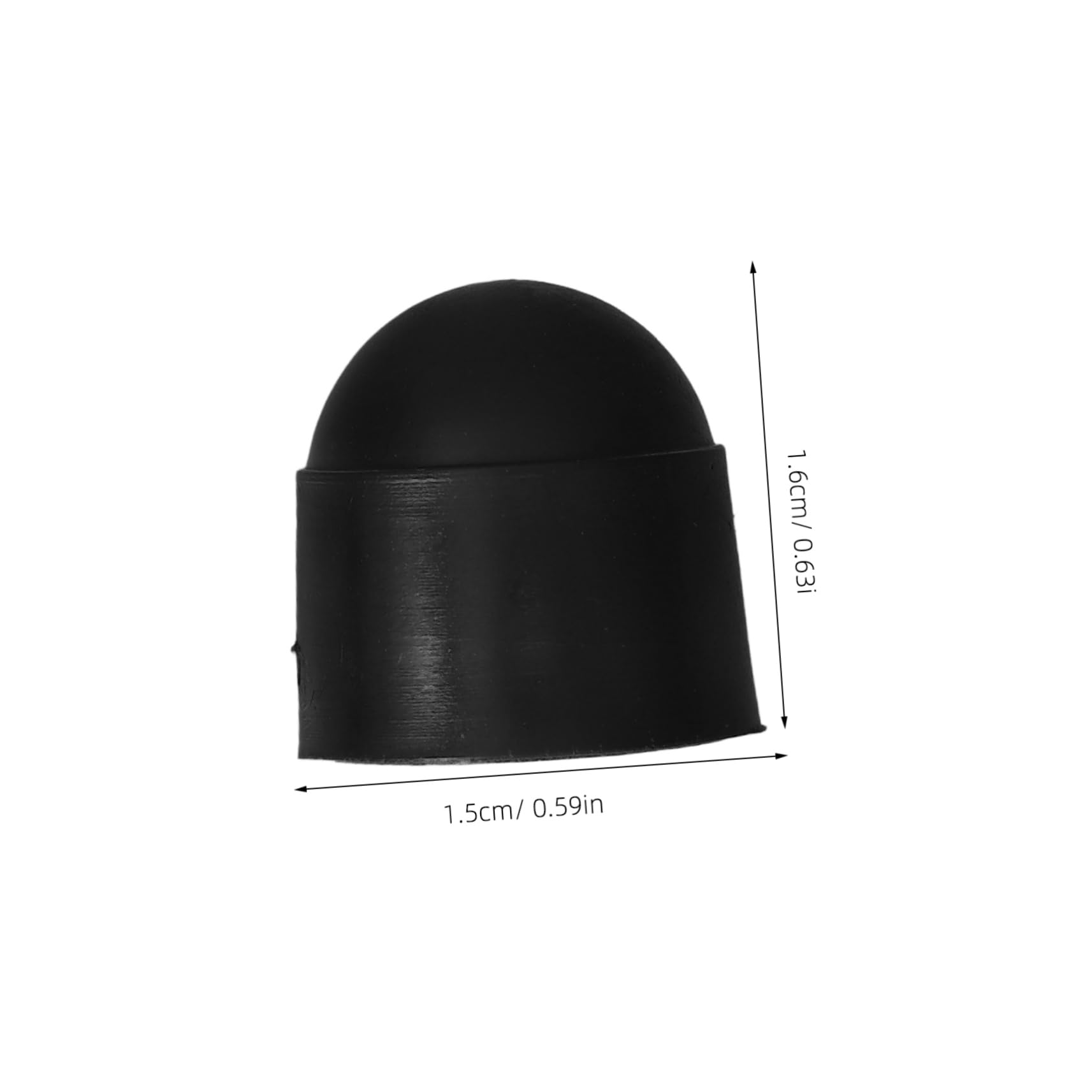 ABOOFAN 100Pcs Hexagon Nut Protective Caps Bolt Covers for Machinery Automotive Versatile Screw Protection Performance