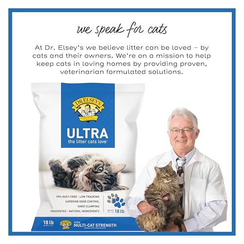 Image of Dr. Elsey's Ultra Unscented Clumping Clay Cat Litter 18 lb Bag