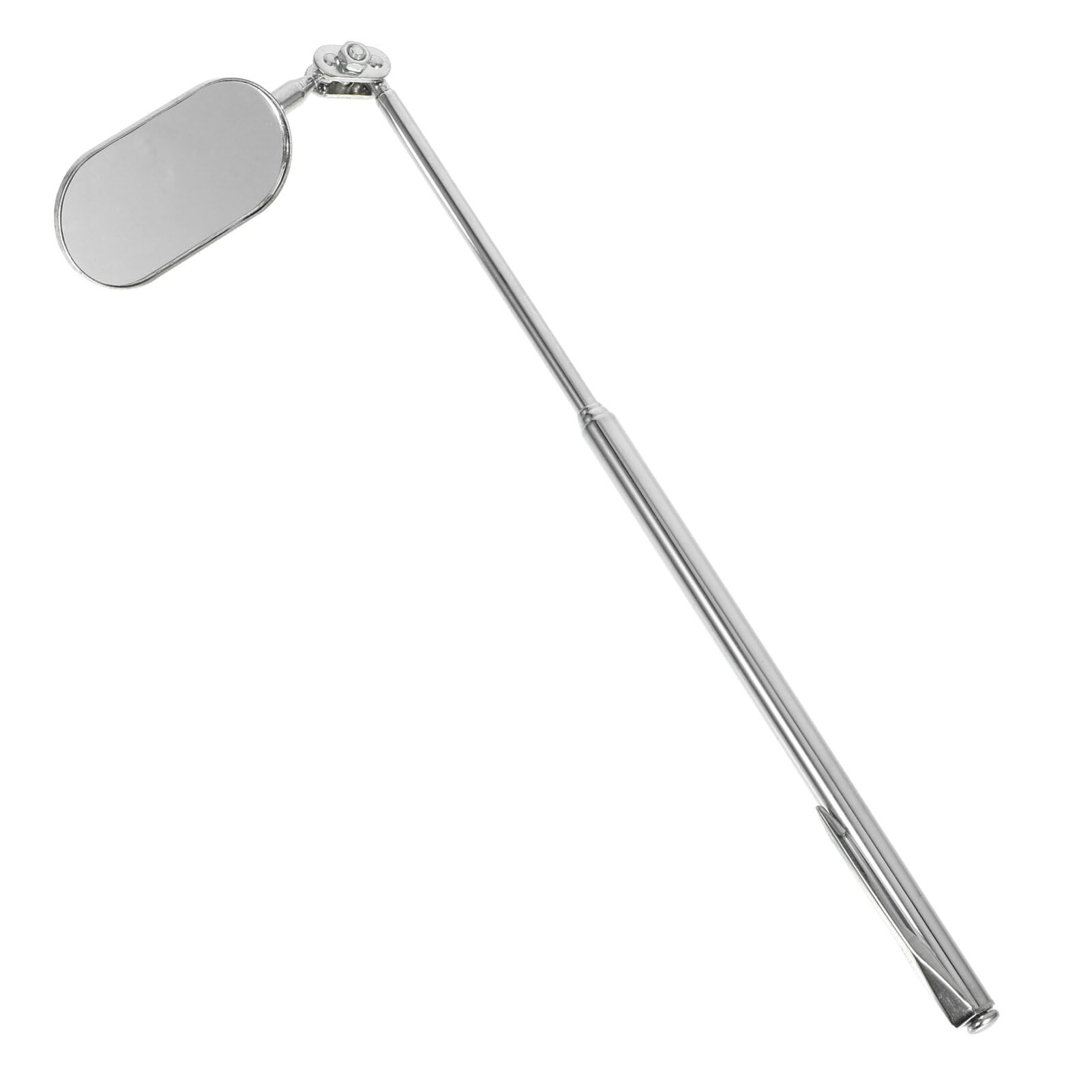 OUNONA Telescoping Inspection Mirror: Mechanics Mirror Tool with Long Handle, Extendable Mirror on a Stick for Technicians Mechanics Contractors Checking Observation