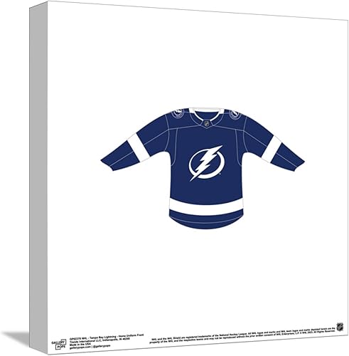 Trends International Gallery Pops NHL - Tampa Bay Lightning - Lienzo decorativo para pared, diseño de uniforme del hogar, 12.00 x 12.00 pulgadas,