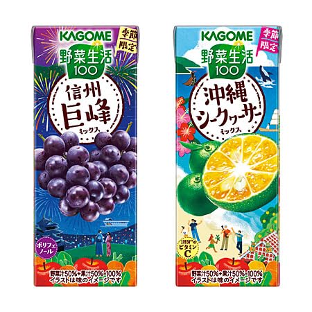 �J�S�� ��ؐ���100 �M�B����~�b�N�X ����V�[�N���[�T�[�~�b�N�X �A�\�[�g�Z�b�g 195ml 48�{�i24�{×�e1�P�[�X�j��؃W���[�X